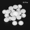 MECCANIXITY 20 Pcs Plastic Gears 24 Teeth Plastic Motor Gear Model 24122B Reduction Gear for RC Car Model DIY Robot (White, Module 0.5) view 3