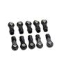 10PCS Plastic M4 Rod Ends Link Balls Head Linkage Joint for 1/10 RC Crawler Car Axial SCX10 II 90046 TRx4 Parts Accessories(C) view 1
