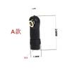 10PCS Plastic M4 Rod Ends Link Balls Head Linkage Joint for 1/10 RC Crawler Car Axial SCX10 II 90046 TRx4 Parts Accessories(C) view 3