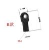 10PCS Plastic M4 Rod Ends Link Balls Head Linkage Joint for 1/10 RC Crawler Car Axial SCX10 II 90046 TRx4 Parts Accessories(C) view 4