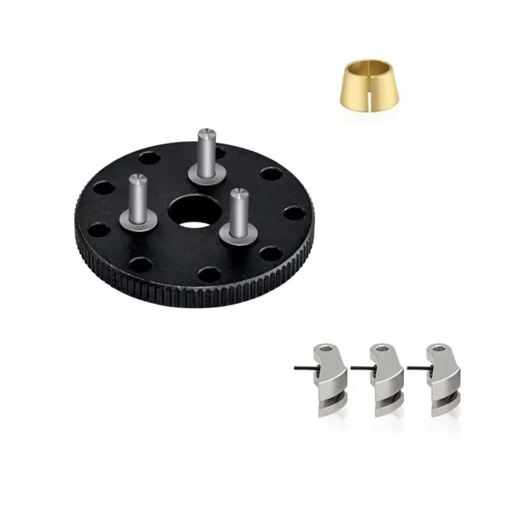 for Traxxas for Nitro for Slash for Rustler Metal Flywheel Clutch Bell Set RC Car Upgrade Parts Accessories Replacement Parts RC Car Repair Kit(Black)
