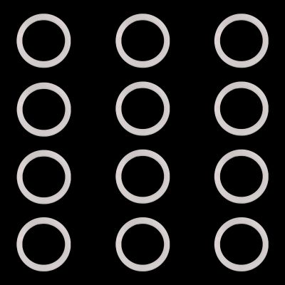 MAGICYOYO Yo-Yo Silicone Response Pads- Clear, Pack of 12 for MAGICYOYO K2 K3