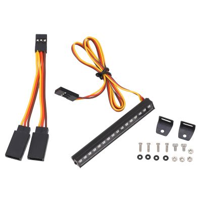 NutriEss RC Bar Roof LED Lamp Kit 16LED RGB Multi Mode Light Upgrade Parts 1/18 RC Cars Enhanced Visibility
