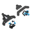 Carbon Fiber Front and Rear Gearbox Mount Bracket Gear Case Holder for Tamiya XV01 XV-01 1/10 RC Car Upgrade Parts Accessories(Front Rear) view 1