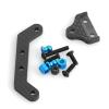 Carbon Fiber Front and Rear Gearbox Mount Bracket Gear Case Holder for Tamiya XV01 XV-01 1/10 RC Car Upgrade Parts Accessories(Front Rear) view 4