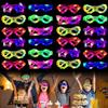 24pcs LED Light Up Glasses for Kids, Glow in The Dark Party Favors 6 Shapes Flashing Glow Eyewear for Boys Girls Birthday Gifts Goodie Bag Christmas Stocking Stuffers Treasure Box Classroom Prizes view 1