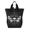 MNSRUU Diaper Bag Gothic Skull and Moth Large Capacity Changing Backpack Multifunction Travel Tote Nappy Bag Baby Diaper Backpack for Mom Dad view 1