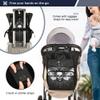 MNSRUU Diaper Bag Gothic Skull and Moth Large Capacity Changing Backpack Multifunction Travel Tote Nappy Bag Baby Diaper Backpack for Mom Dad view 2
