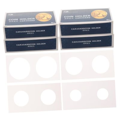 STOBOK Convenient Transparent Holders Accessory for Collectors Includes Each Paper Clips