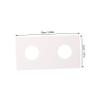STOBOK Convenient Transparent Holders Accessory for Collectors Includes Each Paper Clips view 2