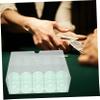 Angoily Poker Chips Storage Poker Chips Box Acrylic Organizer Case for view 3