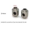 Tie Rod Joints, Connectors and Couplers for Model Boats, Short Quick Adjustment Couplers(4mm) view 2
