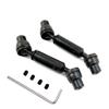 2pcs Ural Truck RC Car Spare Parts Metal Front Rear Drive Shaft for Henglong WPL Ural B36 B16 C14 C24 B24 MN D90 MN99S(Silver) view 4