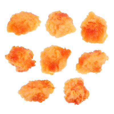 BESPORTBLE 8pcs Simulation Chicken Popcorn Model Pvc Home Decor Farmhouse Kitchen Ornament