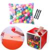 JunZheHub 50 Pieces Raffle Balls Replacement Bingo Balls Seamless Multicolor Multifunctional Table Tennis Balls Small for Group Games view 3