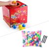 JunZheHub 50 Pieces Raffle Balls Replacement Bingo Balls Seamless Multicolor Multifunctional Table Tennis Balls Small for Group Games view 4