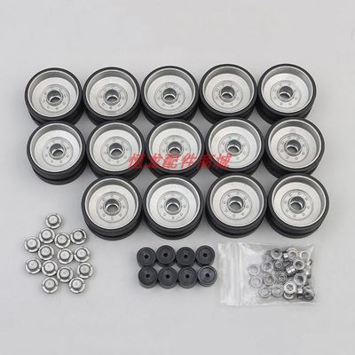 RC Tank Upgrade Repair and Modification Parts Metal Caterpillar, Drive Wheels, etc. Suitable for Henglong 1/16 German Leopard 2A6 Main Battle Tank3889-1 (Metal Road Wheel kit)