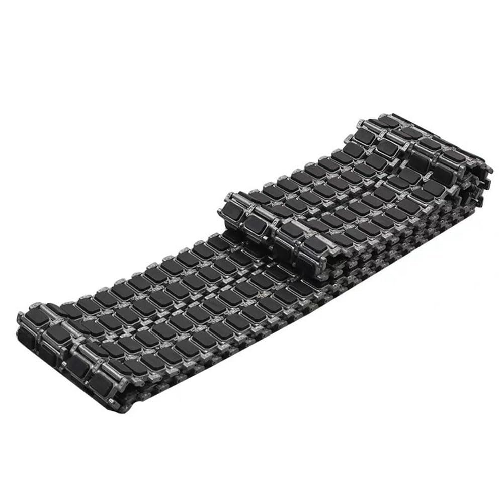 RC Tank Upgrade Repair and Modification Parts Metal Caterpillar, Drive Wheels, etc. Suitable for Henglong 1/16 German Leopard 2A6 Main Battle Tank3889-1 (Double-Sided Rubber Track)