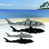 4pcs 3D Printed Sharks, Articulated Sharks, Black and White Shark Toy, Sea Animal, Fidget Toy for ADHD/Autism AS001-SET-4X view 4