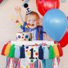 1st Birthday Decorations Boy First High Chair Banner One Happy 1 Year Old view 4