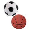 Abaodam 2pcs Boys and Girls Football Basketball Money Bank Shatterproof Container for Boy Girl Savings -Themed Cash Jar for Home Decoration Capacity Sturdy Design view 1