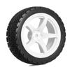 1/10 RC Racing tires for On-Road Cars Super Grip Vehicle 12mm HEX For 1/10 Scale RC On-Road Cars HSP HPI Tamiya Kyosho TT01 TT02 XV01 WRC Tire w181/OD: 2.67" (W181 White) view 3