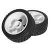 1/10 RC Racing tires for On-Road Cars Super Grip Vehicle 12mm HEX For 1/10 Scale RC On-Road Cars HSP HPI Tamiya Kyosho TT01 TT02 XV01 WRC Tire w181/OD: 2.67" (W181 White) view 4