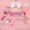 Vodolo Non Toxic Makeup for Little Girls,Safe Kids Real Makeup Sets for Girls Age 3-8 with Initial S Bag,Play Make Up Kit for Girl Easter Baskets Christmas Birthday Gift Ideas view 3