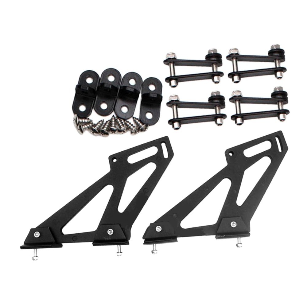 Cabilock Spoiler Leg Bracket Rear Wing Mount Aluminum Alloy Racing Tail Spoiler Mounting Brackets