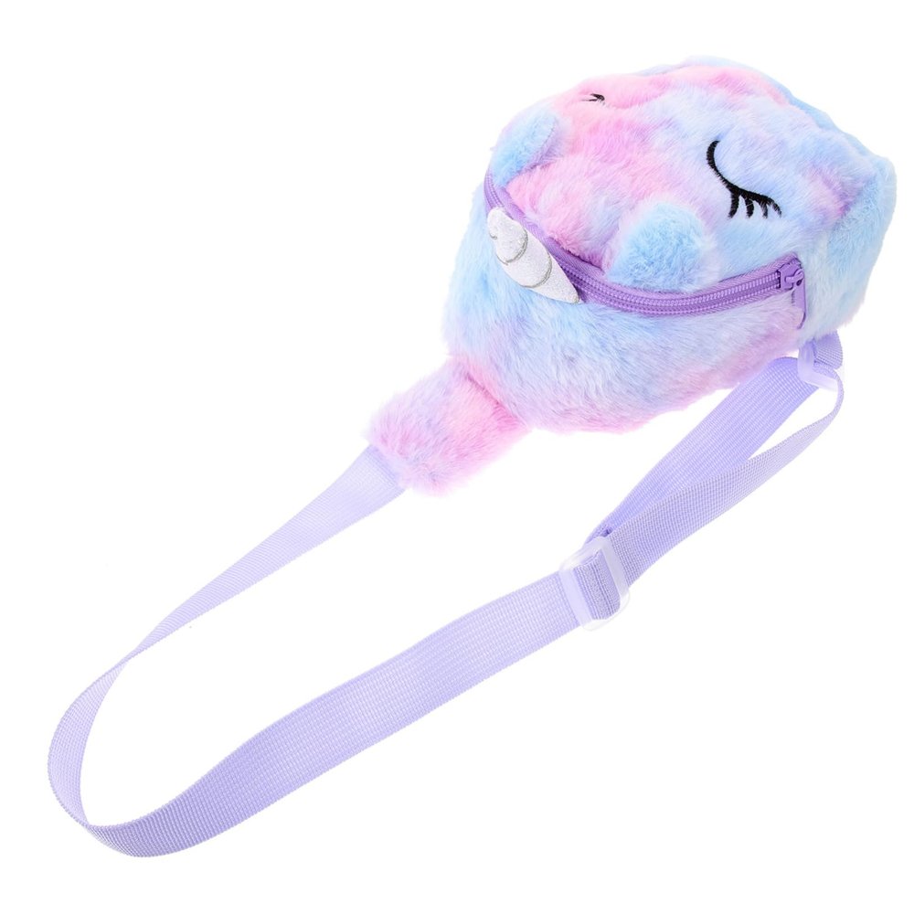 SHERCHPRY Cute Crossbody Bag for Girls Shoulder Pouch with Multiple Compartments for and Toys Tie-dye Design