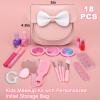 Vodolo Non Toxic Makeup for Little Girls,Safe Kids Real Makeup Sets for Girls Age 3-8 with Initial G Bag,Play Make Up Kit for Girl Easter Baskets Christmas Birthday Gift Ideas view 3