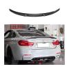 Boot Rear Trunk Spoiler Deflector Carbon Fiber Gloss Black Compatible with BMW M4 F82 Coupe view 1