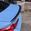 Boot Rear Trunk Spoiler Deflector Carbon Fiber Gloss Black Compatible with BMW M4 F82 Coupe view 3