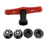17mm Hex Wheel Nuts Adapter & Hex Wrench Tool for RC Cars, Compatible with X-Maxx, E-Revo, E-Maxx, Summit, 1/8 Monster Trucks, Upgrade Parts for RC Tires view 3