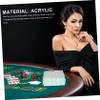 Gadpiparty 200-Count Poker Chips Storage Box Lid Acrylic Organizer Case for Poker Games Family Gatherings and Tournaments view 2