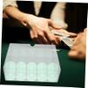 Gadpiparty 200-Count Poker Chips Storage Box Lid Acrylic Organizer Case for Poker Games Family Gatherings and Tournaments view 3