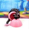 3D Printed Dragon with Egg, Articulated Black and Pink Cherry Blossom Dragon, Fidget ADHD Toy, Executive Desk Toy D028-PHE view 4