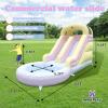 16FT Inflatable Water Slide 100% Thickened PVC Waterslide up Water Slides for Backyard Inflatable Water Park for Adults and Kid's with Slide/Water Pipe/Blower view 2
