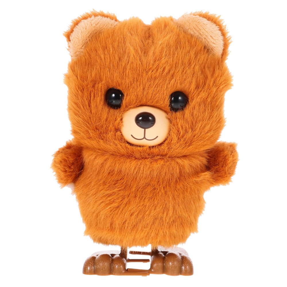 BESPORTBLE Plush Walking Bear for Wind Up Cartoon Animal Clockwork for Parties Birthday Favors and Educational Play