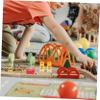 Vaguelly 1set Miniature Traffic Sign and Road Block Toy Simulation Traffic Barriers for Boys and Girls Learn and Safety While Playing for Imaginative Play and Awareness view 4