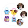 Hohopeti 4sets DIY Handmade Bag for Boy Girl Non-Woven Bag Material Boys and Girls Art Supplies Sewing Kit for and Craft Kit view 3