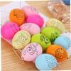 BRIGHTFUFU 24pcs Hand Painted Decorative Easter Eggs Graffiti Kit Random Styles for Creative Boys and Girls Art Projects and Easter Party Decorations view 4