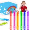 300 Pack Mini Bubble Wands for Kids, Bulk Rainbow Party Favors & Goodie Bag Stuffers Fillers for Toddlers,Prize Box Toys for Graduation Classroom Rewards, Bulk Gifts for Carnival,Parade,Wedding,Pinata view 1