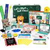 Alritz Pretend Play Teacher Set, School Stuff, Role Play Preschool Learning Activities Classroom Set for Girl Boys Include Dolls, Toy Laptop, Black Board, Birthday Gift 5 6 7 8 9+ Years Old view 1
