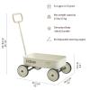 PULA-Wild 2-in-1 Kids' Pull-Along Wagon Toddlers Push Walker for 2.5-8 Adjustable Handlebar, Birthday Gifts Max Weight 33 lbs (White) view 2