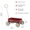 PULA-Wild 2-in-1 Kids' Pull-Along Wagon Toddlers Push Walker for 2.5-8 Adjustable Handlebar, Birthday Gifts Max Weight 33 lbs (Red) view 2