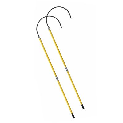 Rescue Hook Portable Emergency Rescue Pole 2 Pack Electrical Safety Rescue Pole, 10 45 110 220 KV High Voltage Emergency Life-Saving Tools for Fire Electrician, Anti-Electrocution Body Pulling Hooks(3