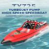 Actualia TurboJet RC Speedboat with LED Lights, 30KM/H High-Speed Remote Control Boat, 2.4G 200m Range, Waterproof Jet-Powered Racing Boat for Pools & Lakes view 2
