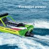 Actualia TurboJet RC Speedboat with LED Lights, 30KM/H High-Speed Remote Control Boat, 2.4G 200m Range, Waterproof Jet-Powered Racing Boat for Pools & Lakes view 3