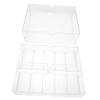 DOITOOL Acrylic Poker Chips Storage Box Lid 200-Count Organizer Tray for Poker Chips view 1